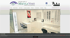 Desktop Screenshot of maculavisio.com